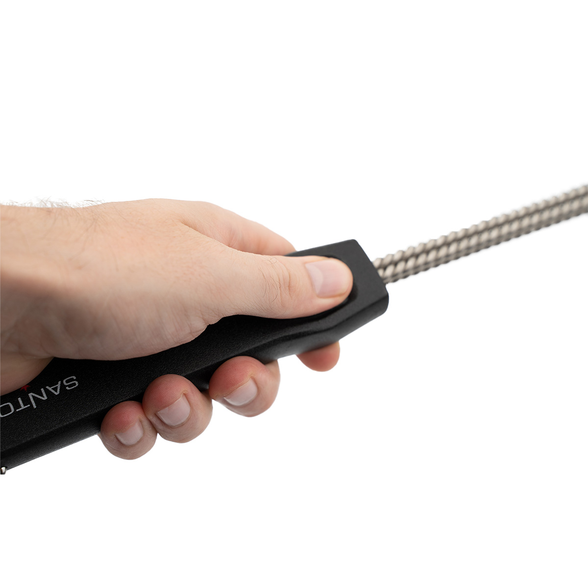 SANTOS 2-Kopf Grillbürste Edelstahl 30 cm