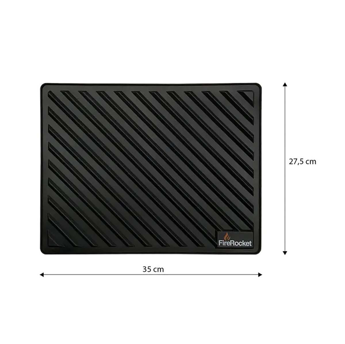 FireRocket Silikon Besteckablage für Grillzubehör, 35 x 27,5 cm