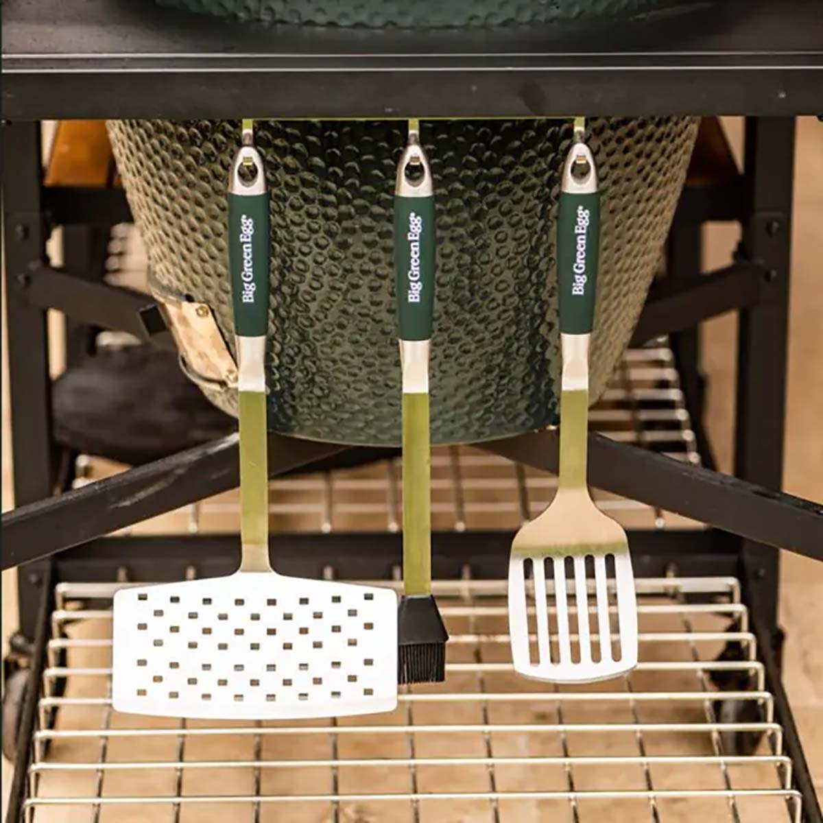 Big Green Egg |  BBQ Tool Set / Küchenhelfer-Set | Edelstahl | 3 teilig