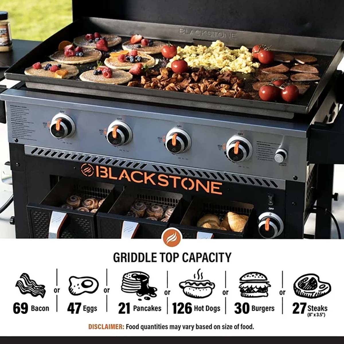 Blackstone Plancha Grill 36" mit Airfryer | 91 cm