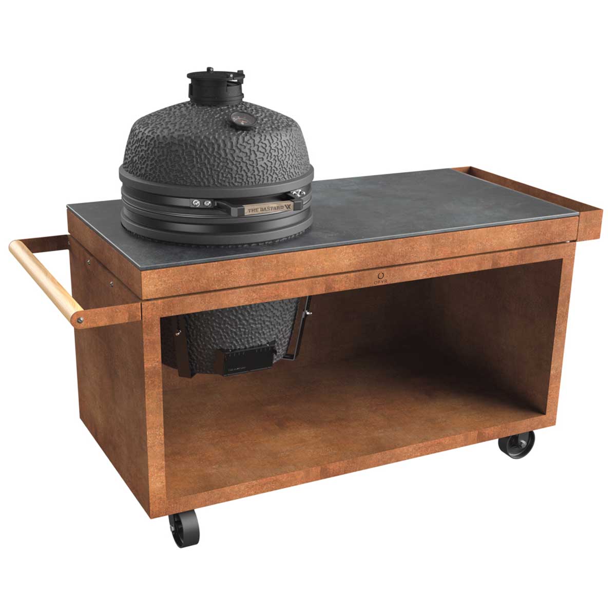 OFYR Kamado Table Corten 150 PRO+ Corten Keramik Dunkelgrau OFYR Kamado Table Corten 150 PRO+ Corten Keramik Dunkelgrau