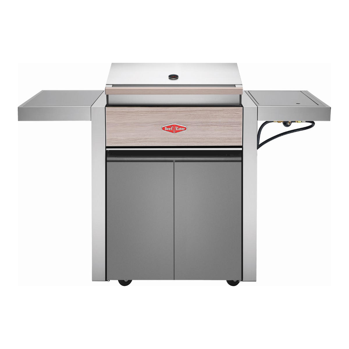 BeefEater 1500 Serie Trolley Gasgrill mit 3 Brennern inkl. Seitenbrenner