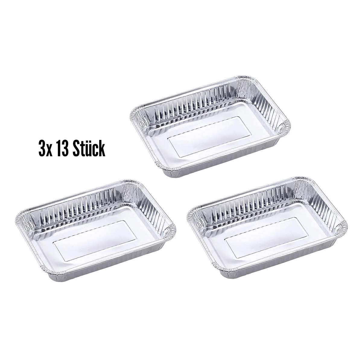 SANTOS Fettauffangschale für Weber & Broil King Baron, 3x 13er Set