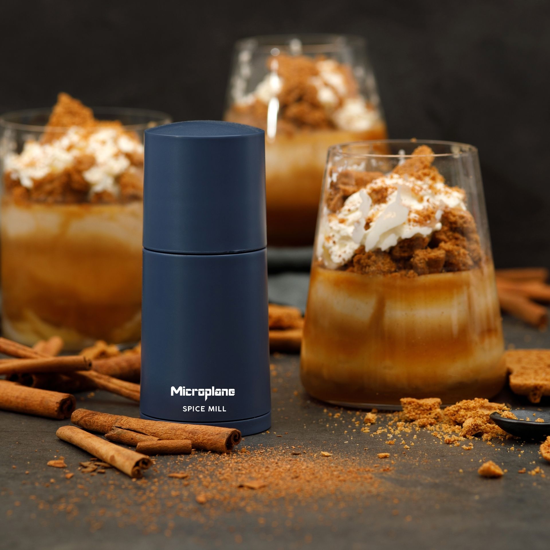 Microplane Muskatmühle 2in1 Denim Blue