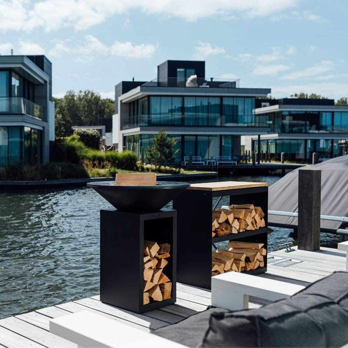 OFYR Feuerplatte Classic Storage Black 85