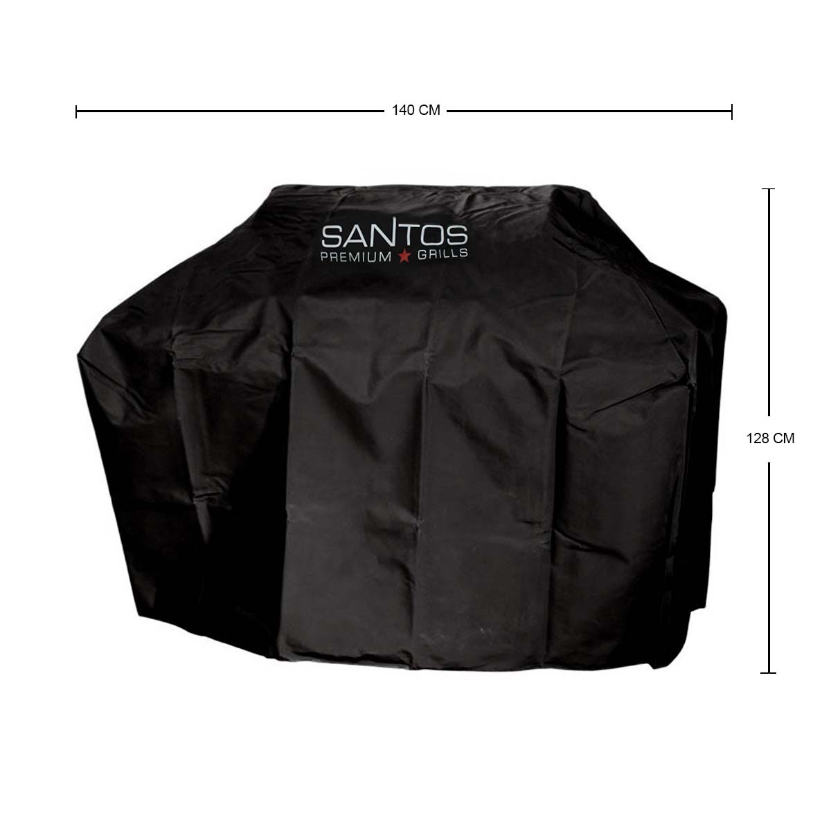 SANTOS Grill Abdeckhaube | PU-beschichtet | 140 x 65 x 128 cm | Retoure