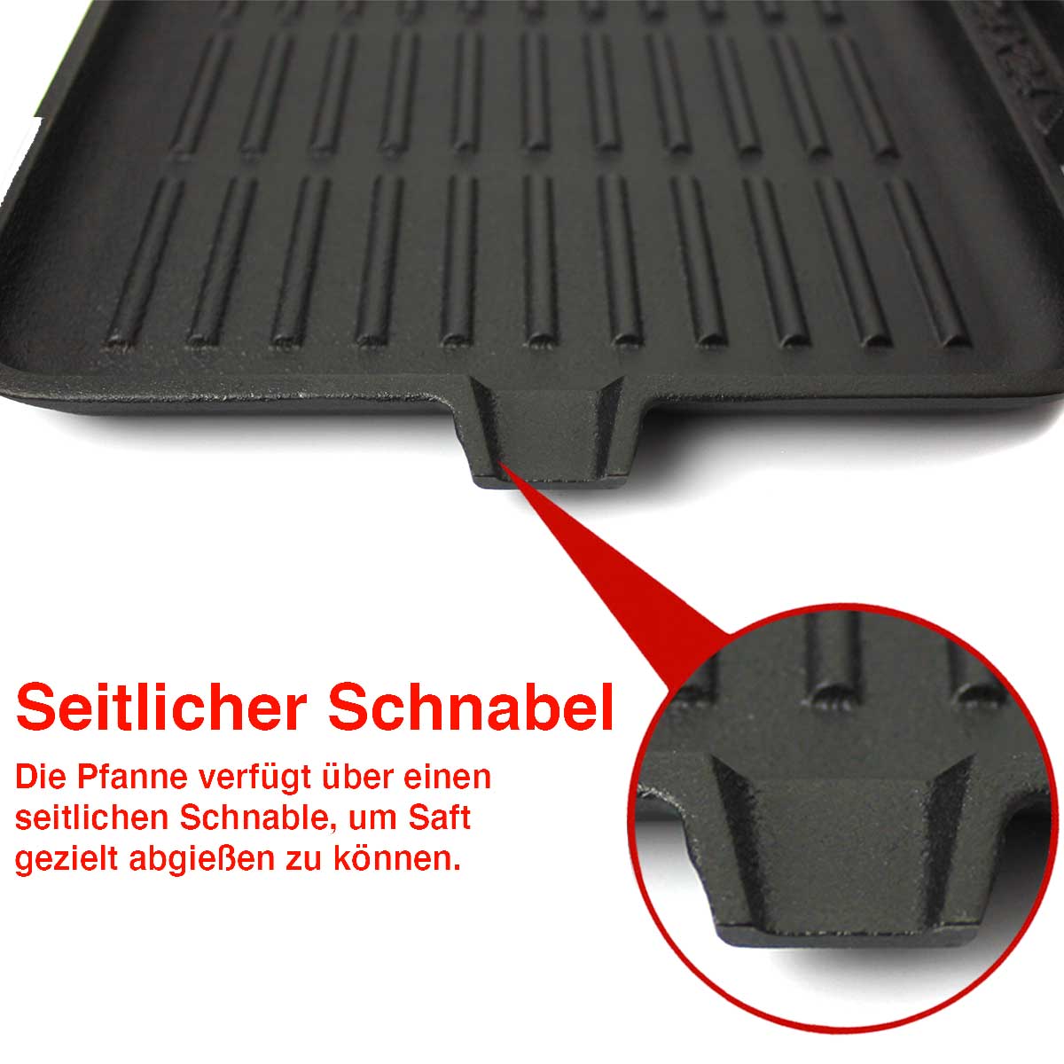 SANTOS Pfanne Gusseisen mit klappbarem Griff 24 x 24 cm SANTOS Pfanne Gusseisen mit klappbarem Griff 24 x 24 cm