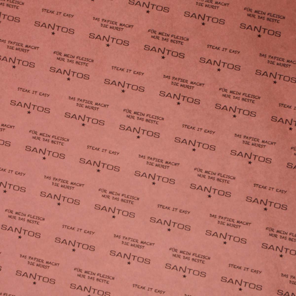 SANTOS Butcher Paper Rolle Metzgerpapier, Pink, Smoker Papier, 61 cm x 30 m