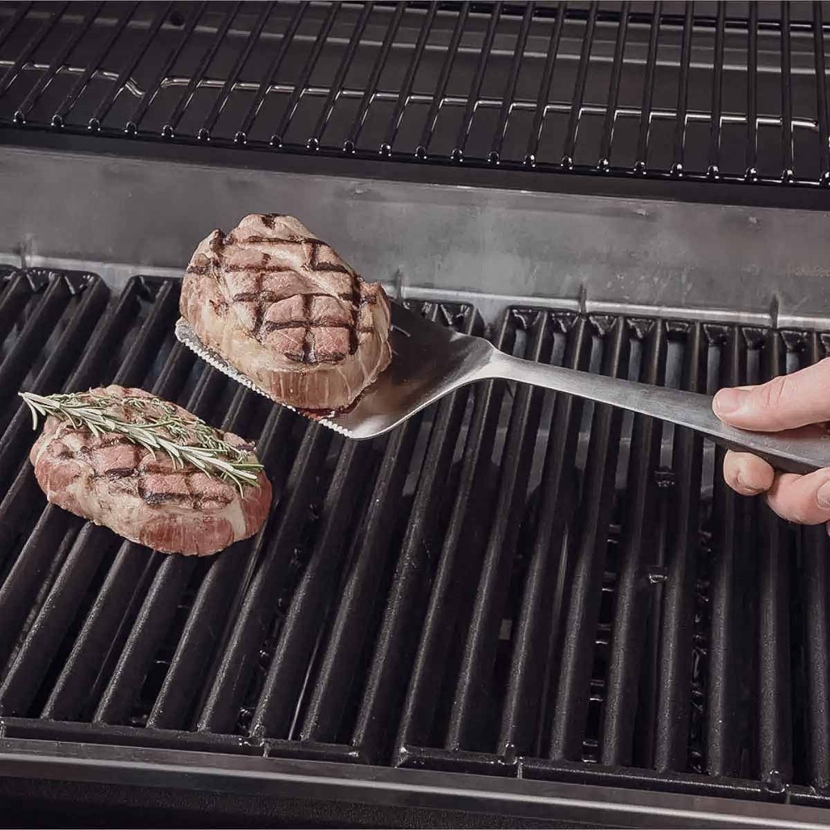 SANTOS Grill Spatula, Pfannenwender aus Edelstahl