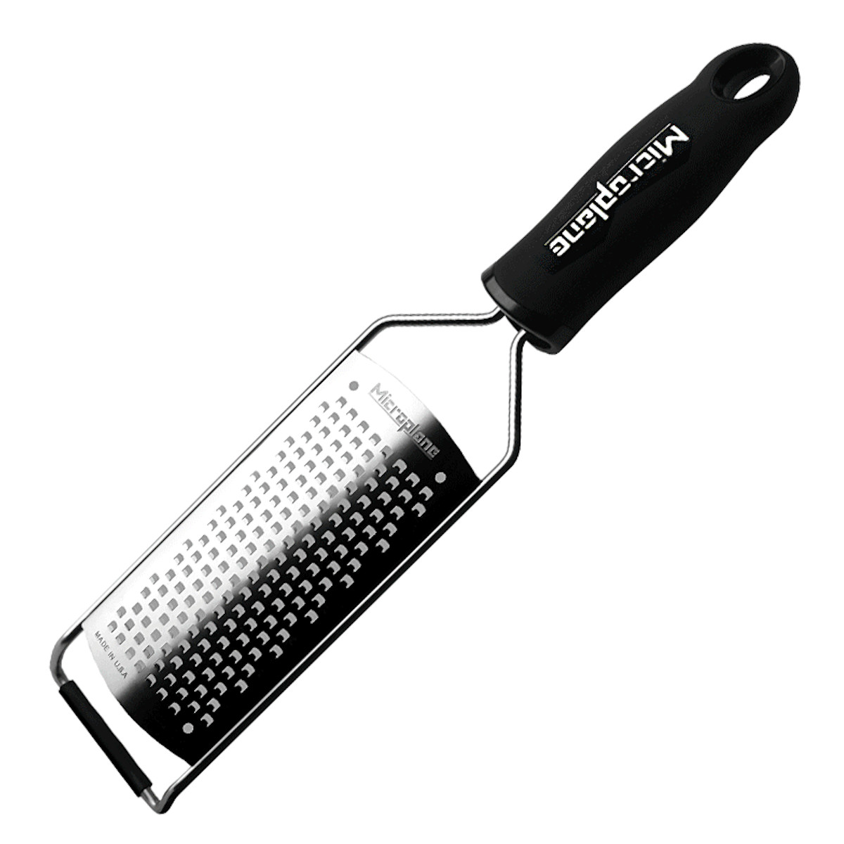 Microplane Gourmet Reibe Grob, Schwarz