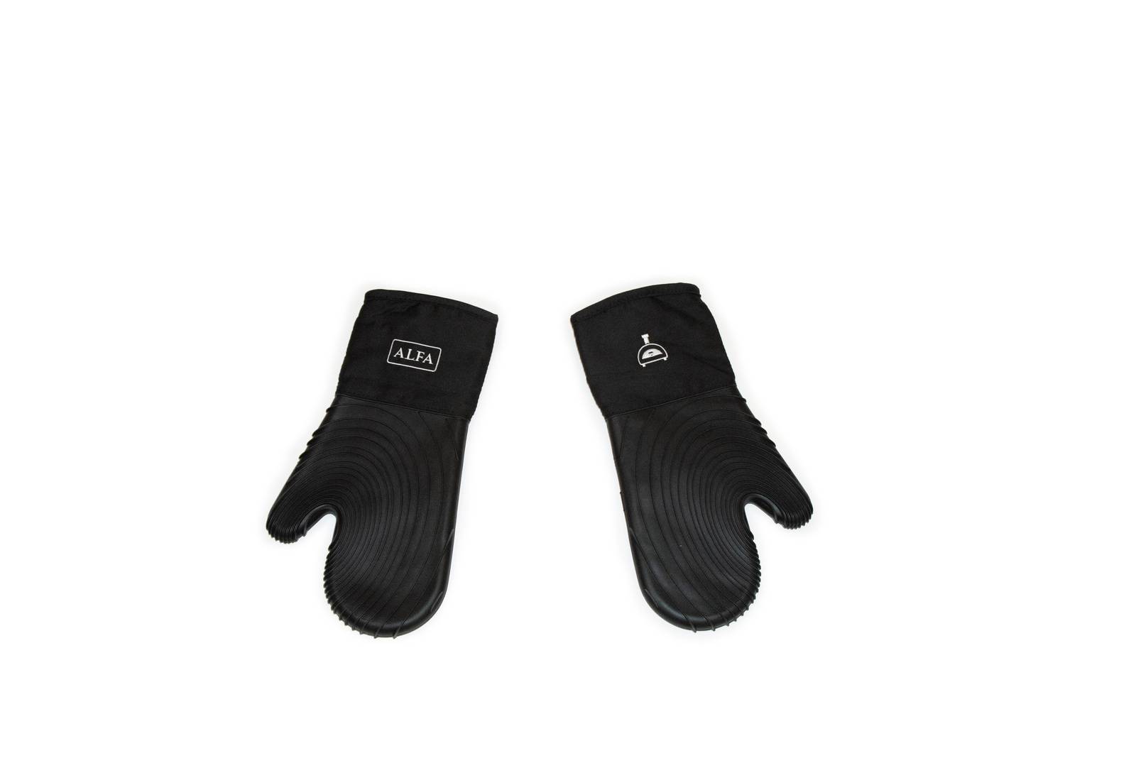 Ofenhandschuhe, schwarz