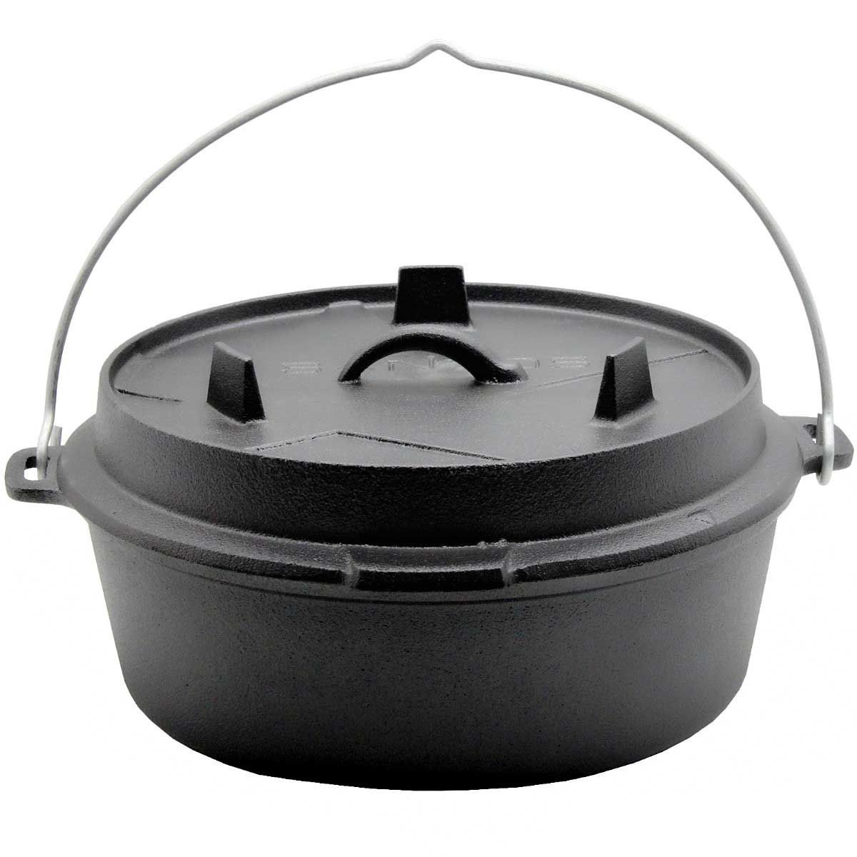 SANTOS Dutch Oven 6qt ohne Füße