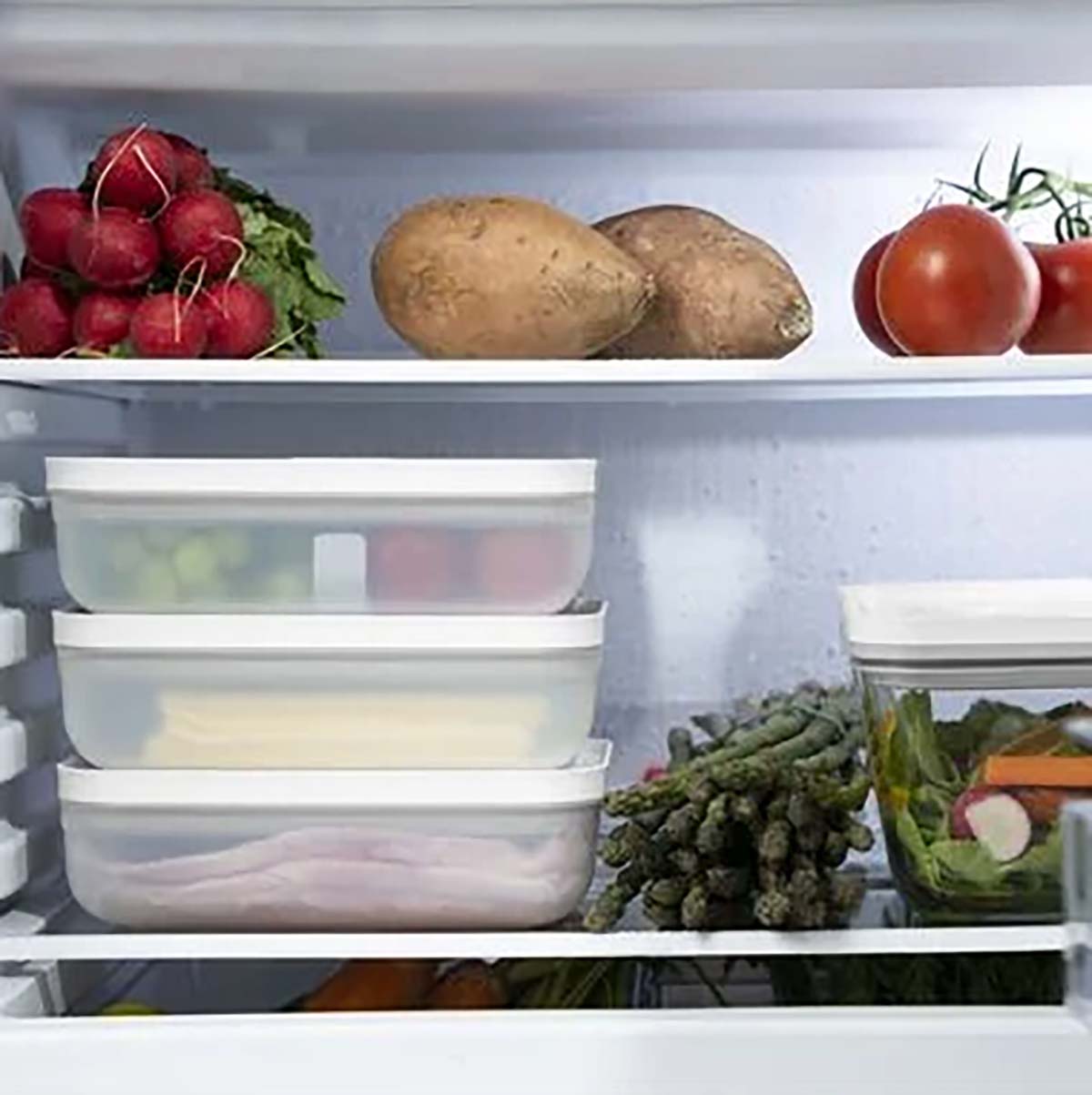 ZWILLING FRESH & SAVE Vakuum Lunchbox L flach | Kunststoff | Semitransparent-Grau