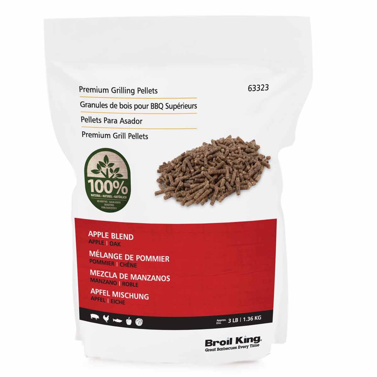 Broil King Grillpellets Apple 1,36 kg im Beutel