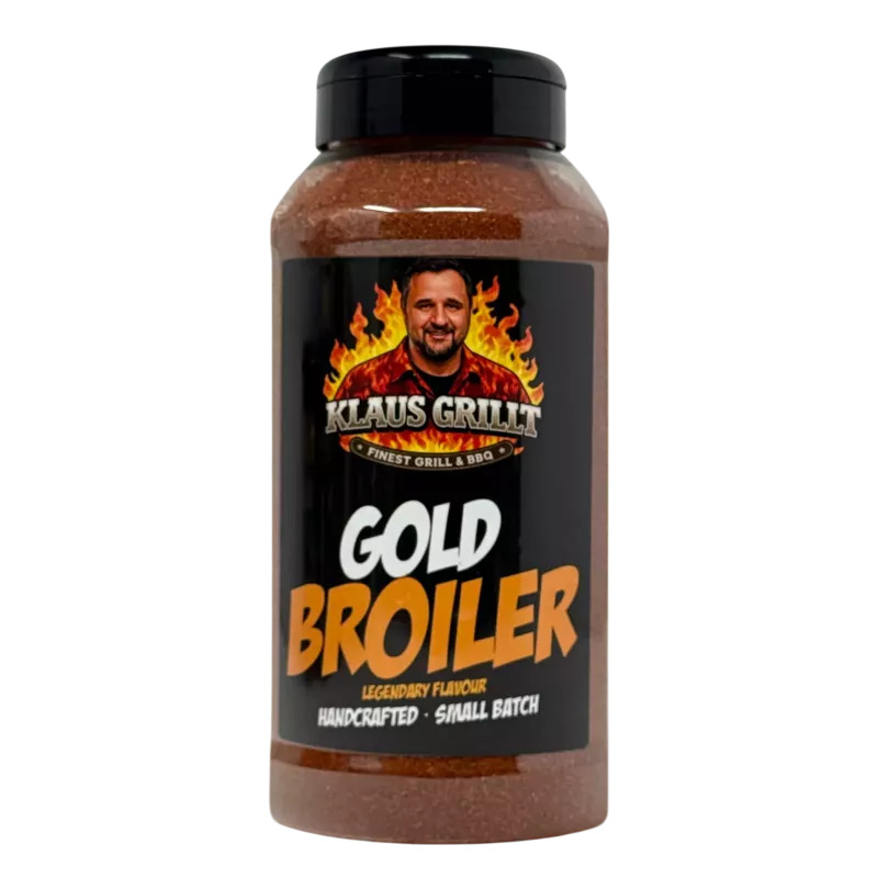 Klaus Grillt „Goldbroiler“ BBQ Rub 700 g Streuer