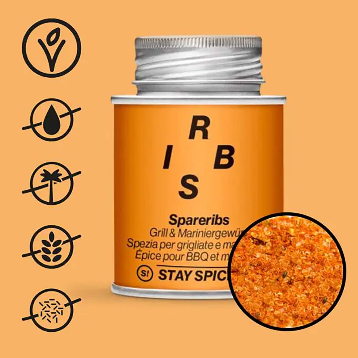 STAY SPICED ! Spareribs - Grill- und Mariniergewürz | 600 g