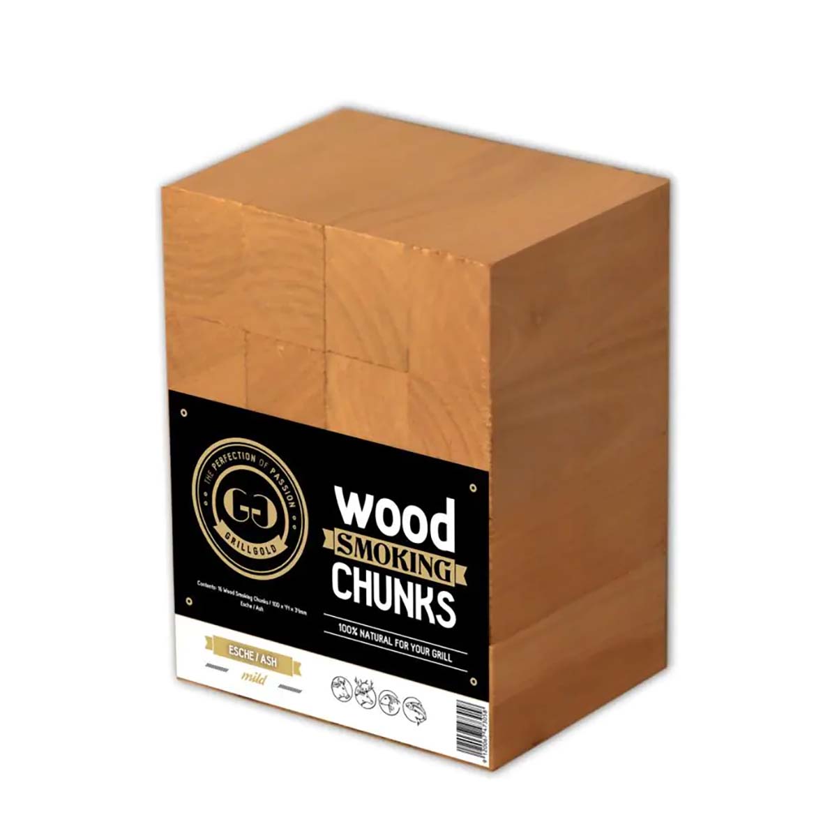 Grillgold Wood Smoking Chunks / Esche