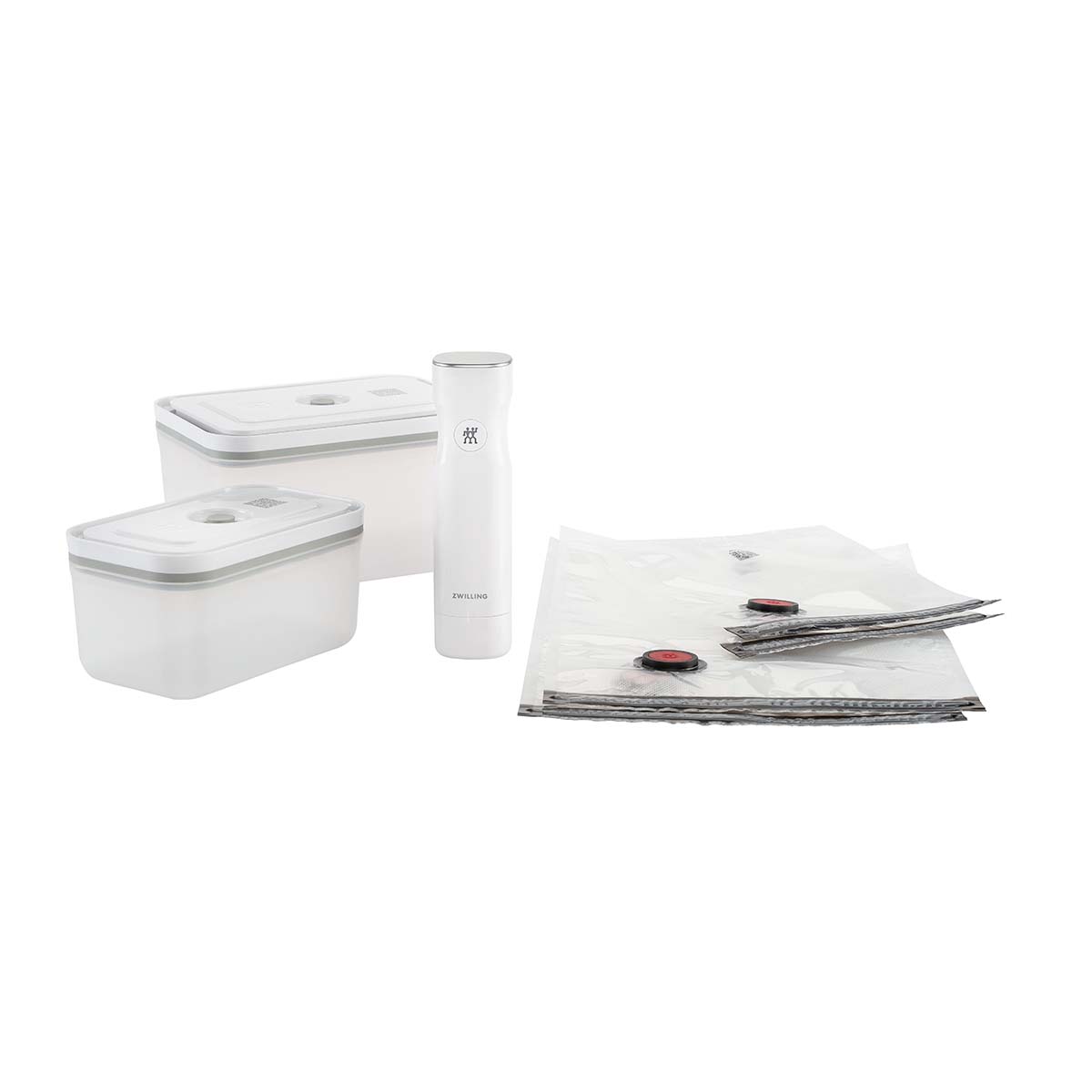ZWILLING FRESH & SAVE Vakuum Starterset | Kunststoff |  M/L | 7-teilig | weiß ZWILLING FRESH & SAVE Vakuum Starterset | Kunststoff |  M/L | 7-teilig | weiß