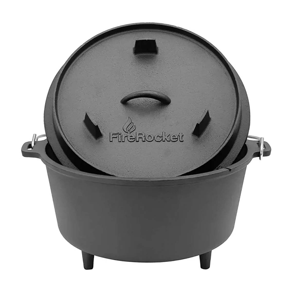 FireRocket Dutch Oven 9qt | 8,5L | mit Füßen