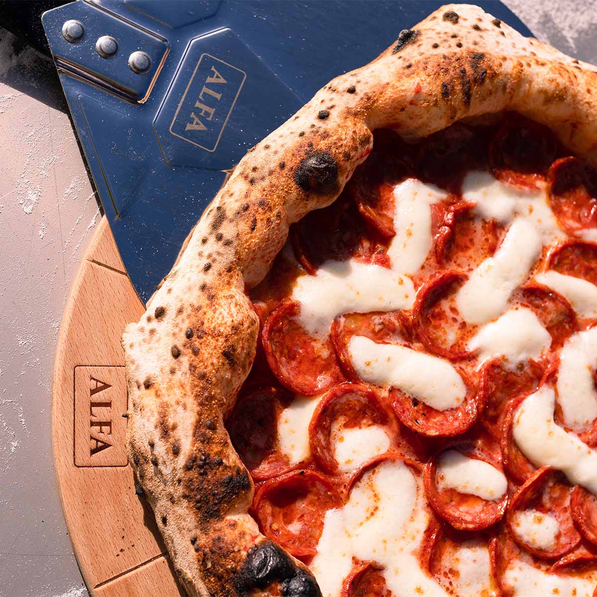 Alfa Forni Gas-Pizzaofen Moderno | Portable | Antikrot