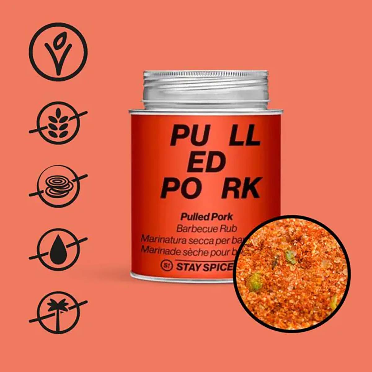 STAY SPICED !  Pulled Pork - Barbecue Rub | 550 g