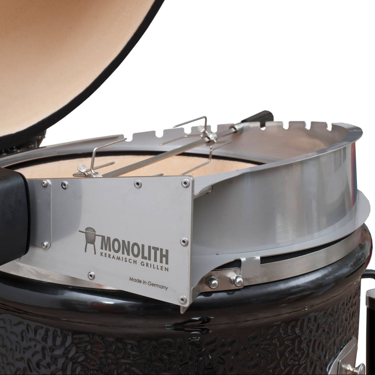 Batteriebetribener Drehspieß für Monolith Keramikgrill LeChef