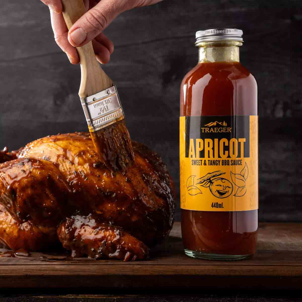 Traeger Pelletgrill Starter Set XXL - Traeger Aprikosen BBQ Sauce 440 ml