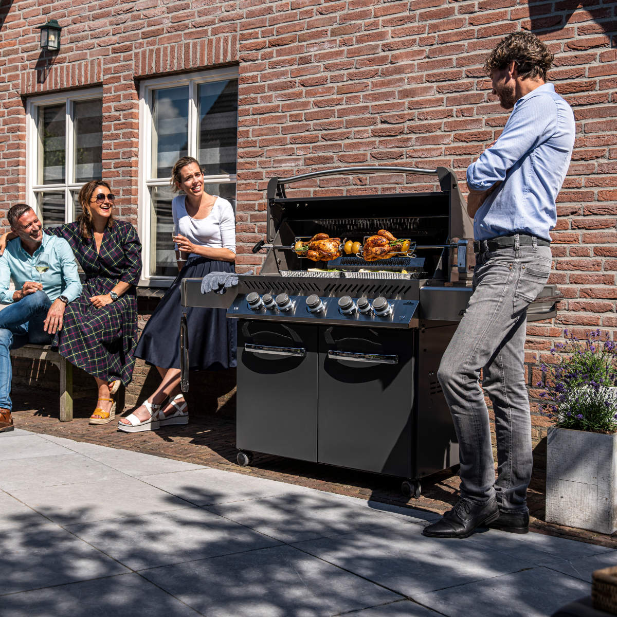 Napoleon Prestige 665  Edelstahl inkl. Drehspie§