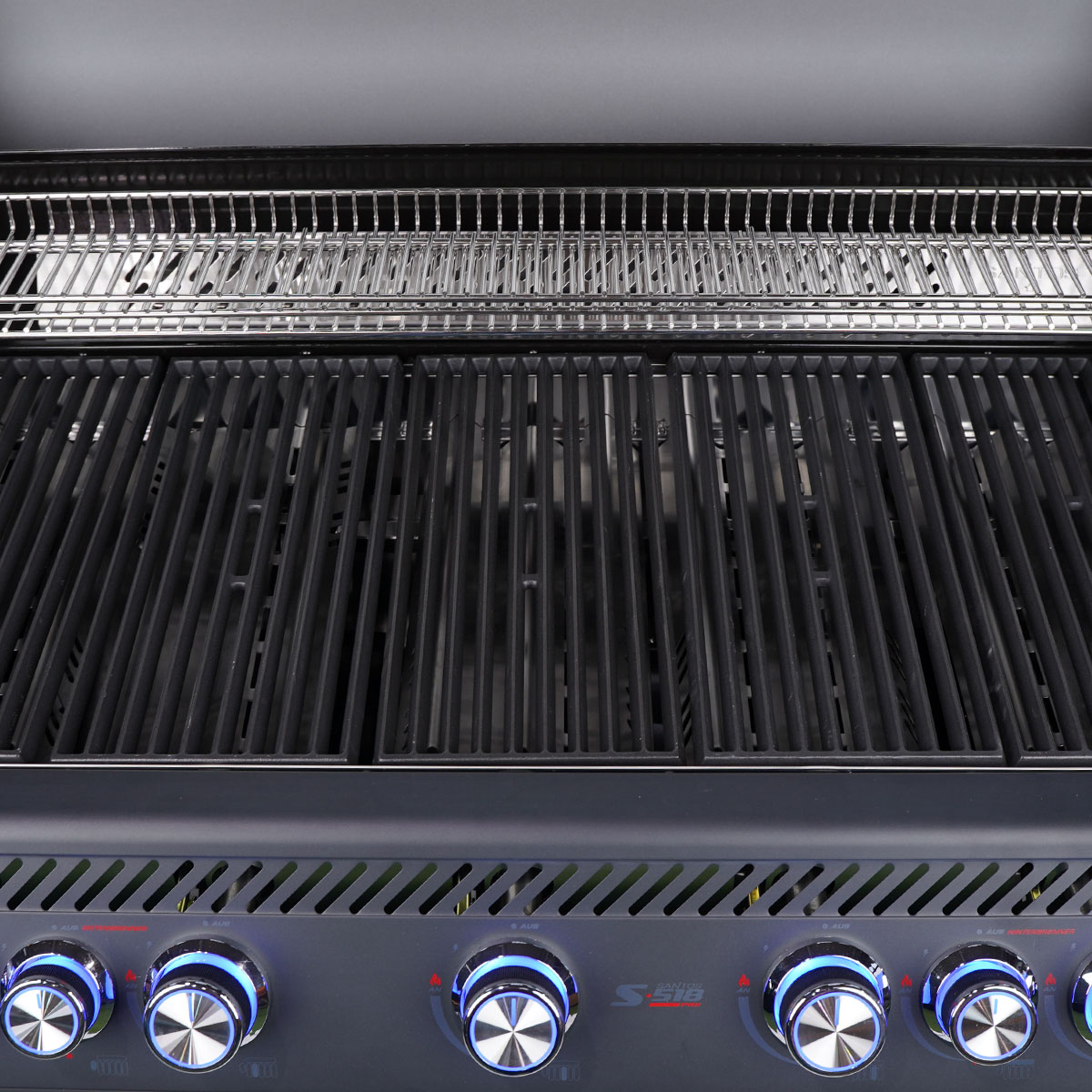 Santos S-518 PRO All Black Matt | Seiten- & Heckbrenner | Ready2Grill Bundle