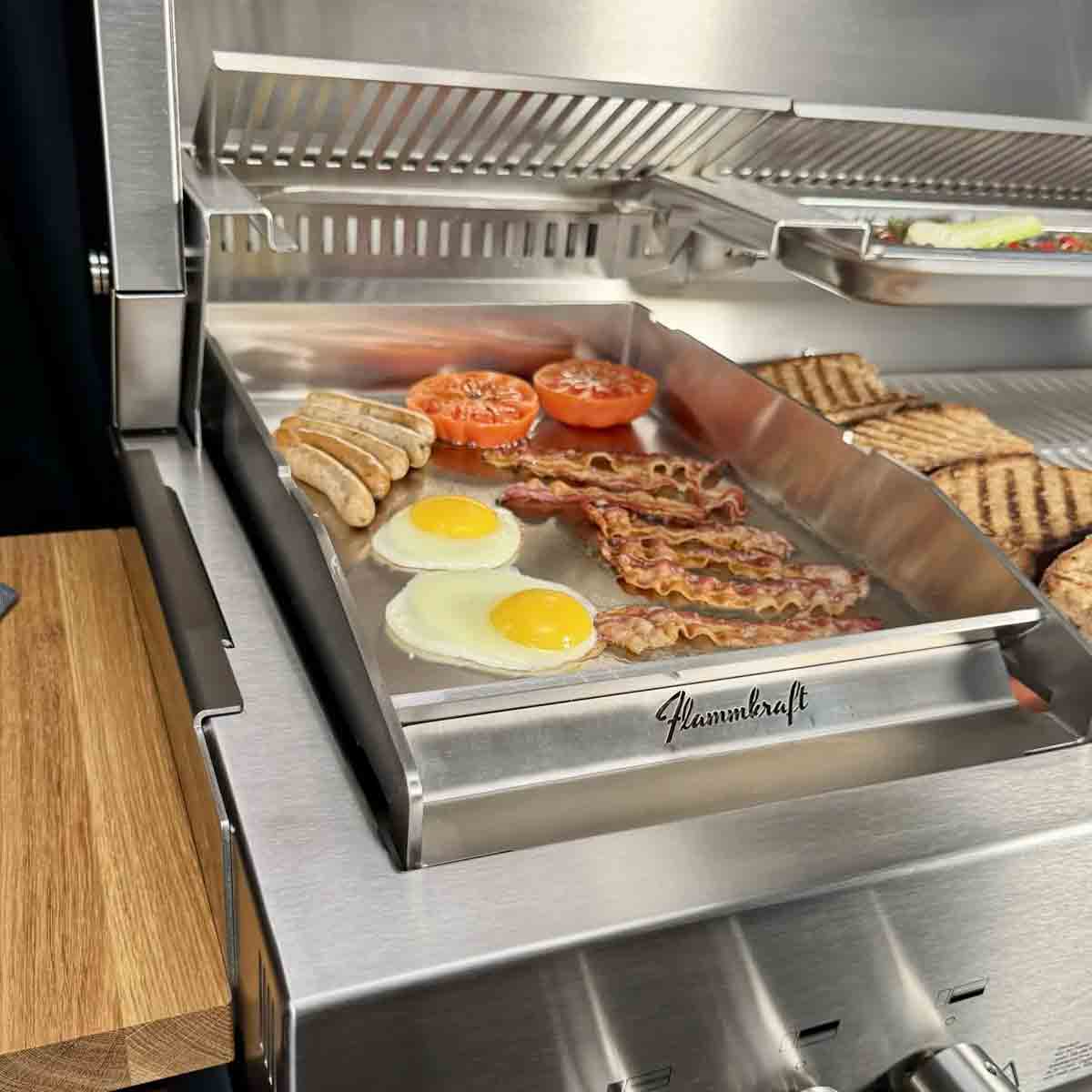 Flammkraft Edelstahl Plancha für Block Ds Gen. 5