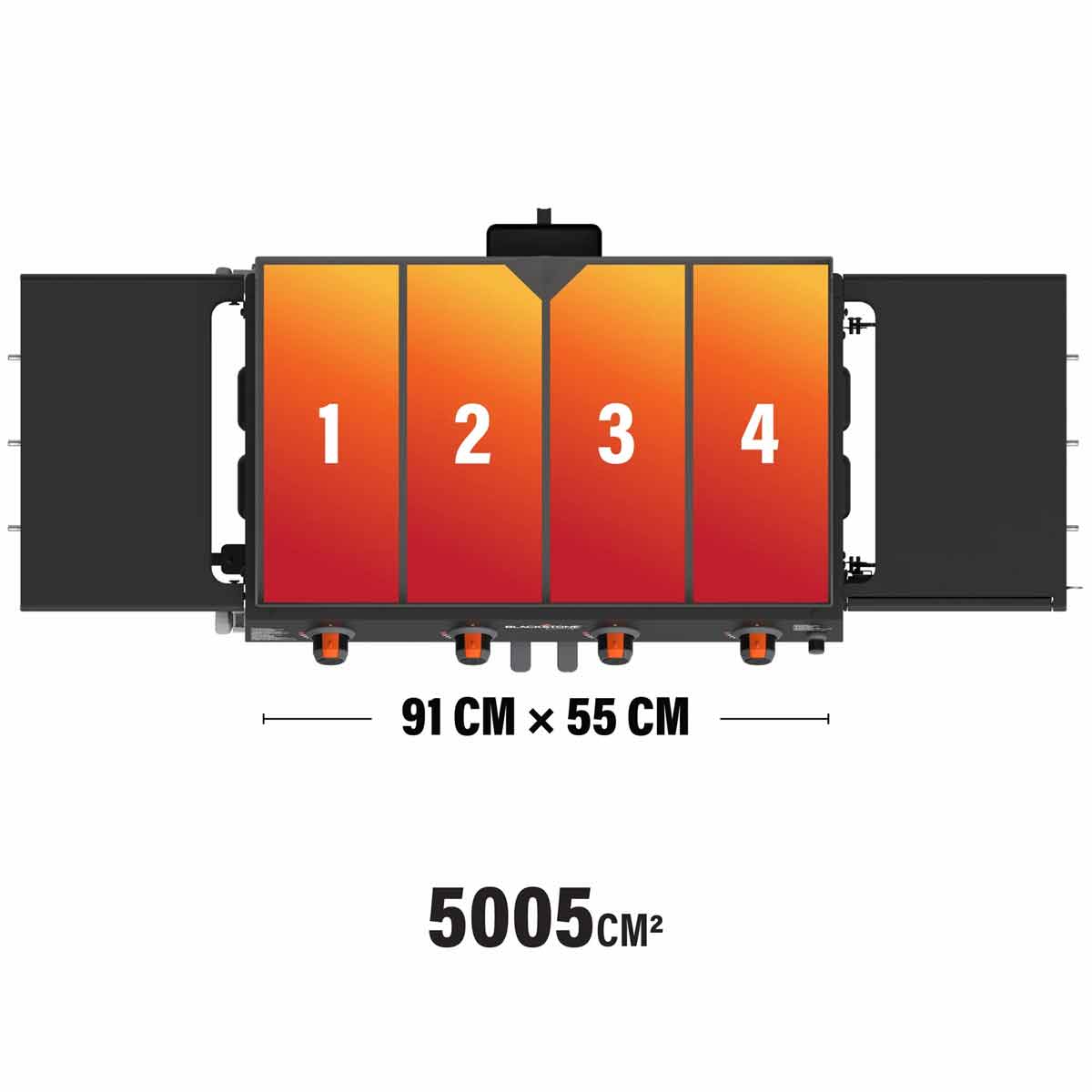 Blackstone Plancha 36" Grillstation mit Klapptisch