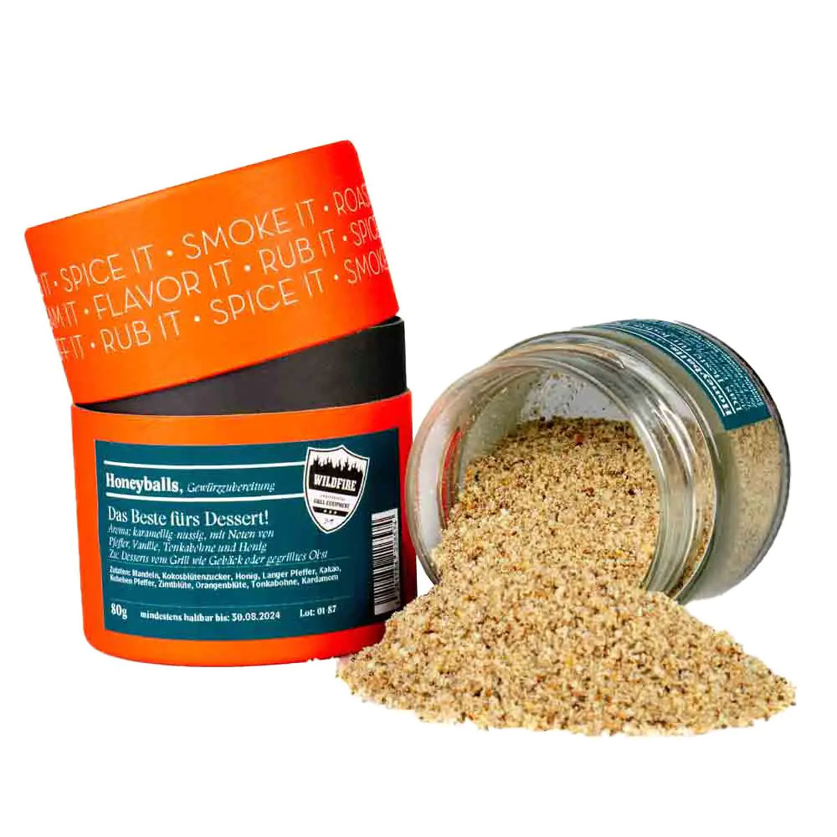 Big Green Egg Wildfire Honeyballs Dessert Rub 80g Big Green Egg Wildfire Honeyballs Dessert Rub 80g