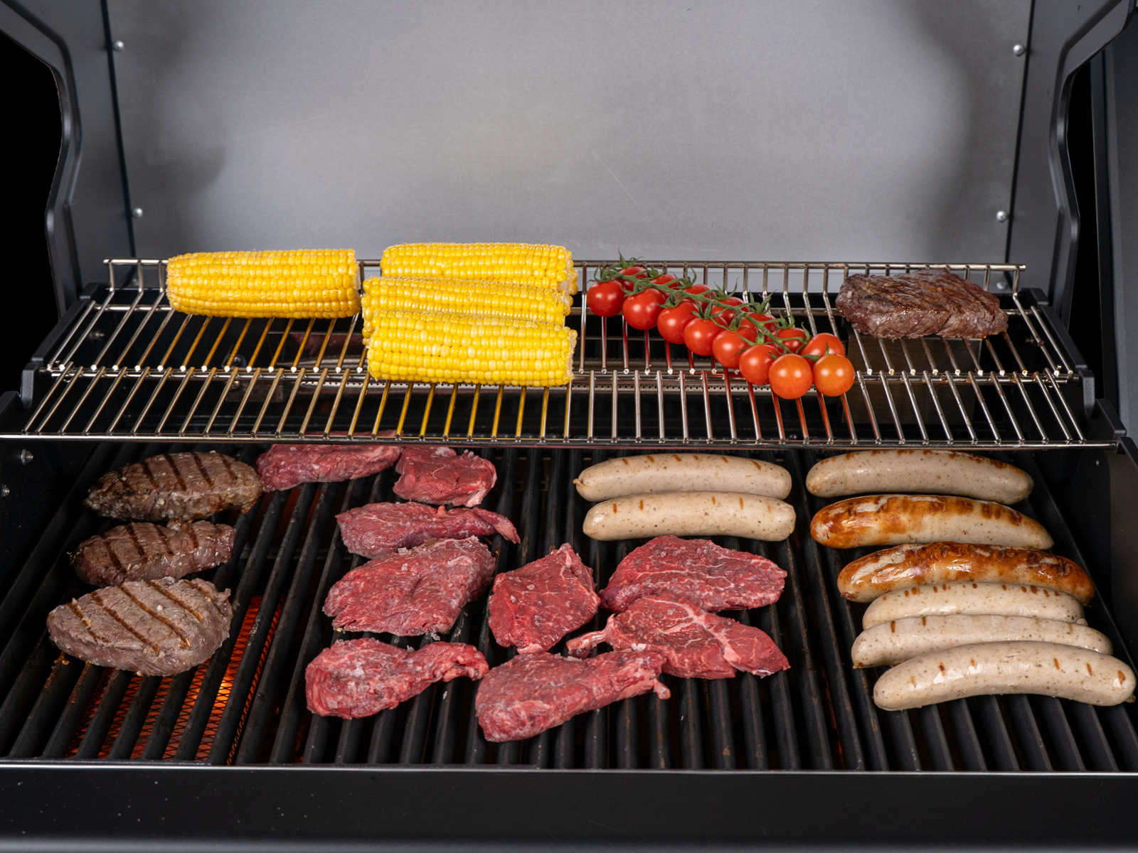 Cheffe G4 Gasgrilll 4-Brenner | Schwarz | inkl. Abdeckhaube