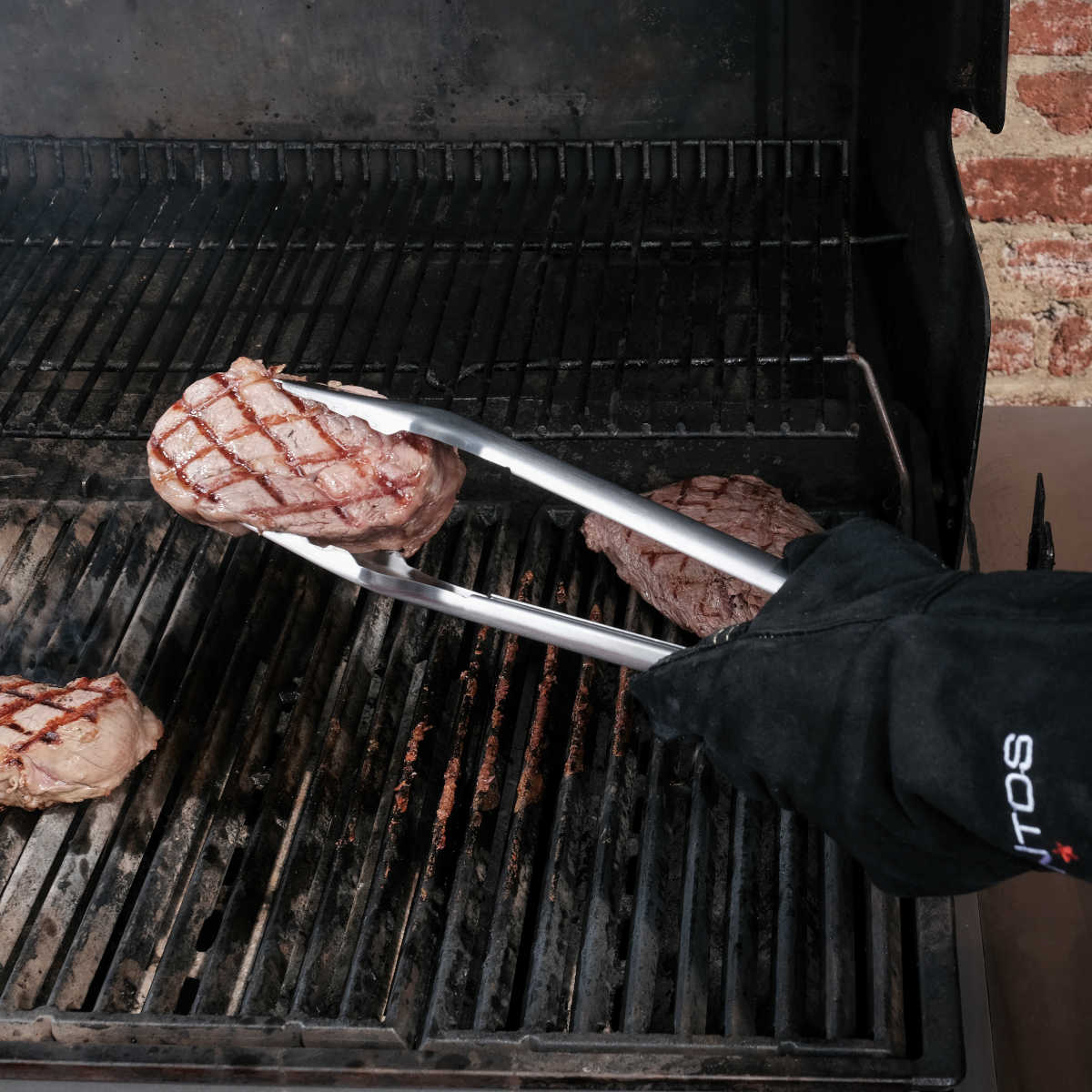 SANTOS BBQ-Grillbesteck | 3-teilig | Retoure