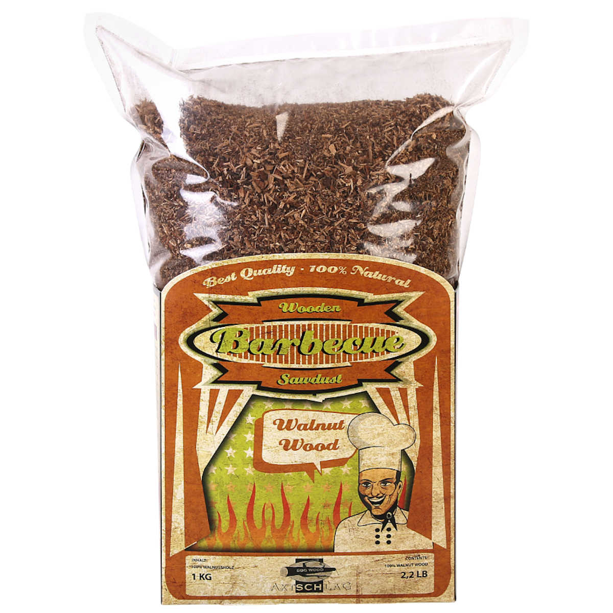 Axtschlag Sawdust Walnut, 1 kg