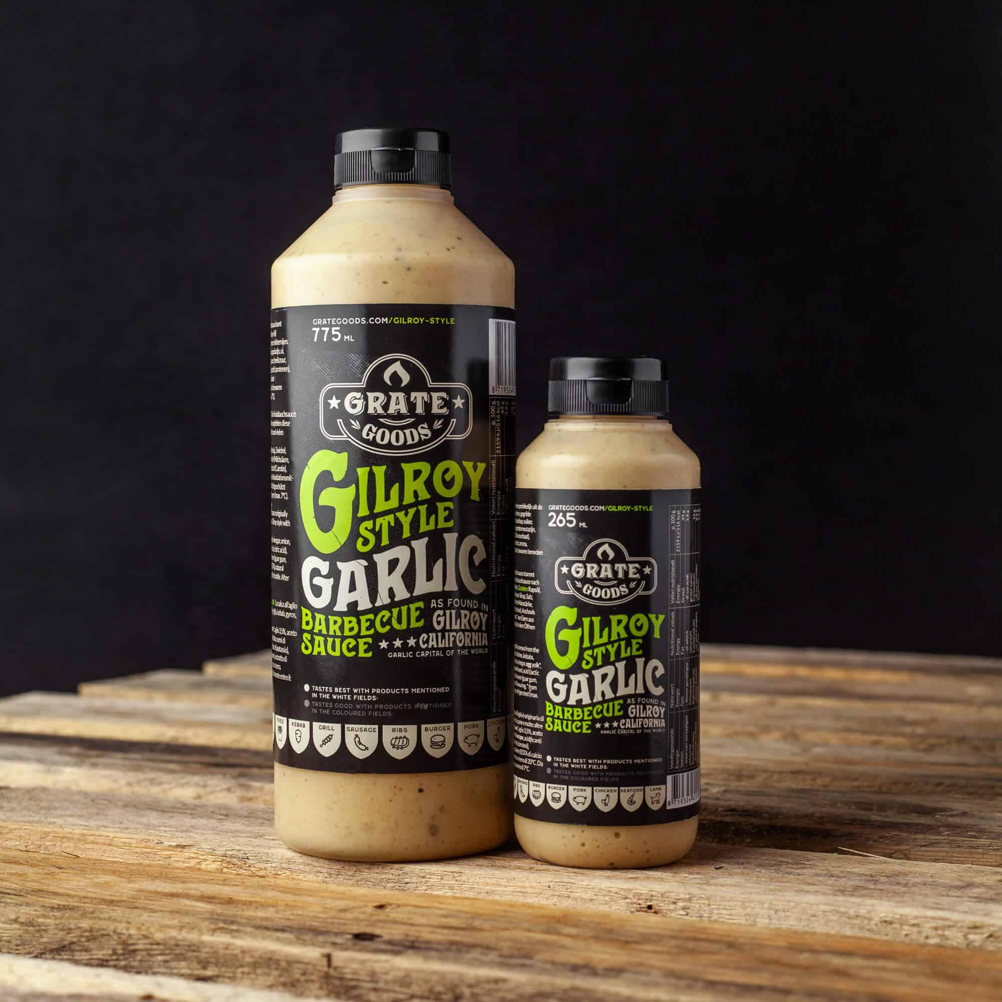 Grate Goods Gilroy Garlic Barbecue Sauce (klein) 265ml