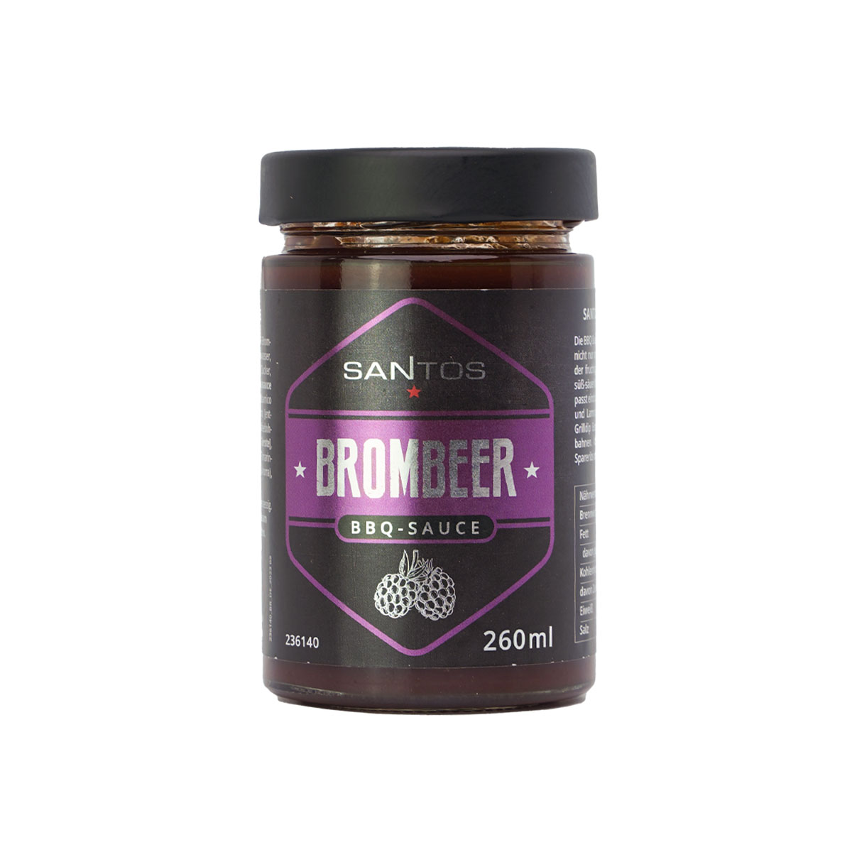 SANTOS Brombeer BBQ Sauce SANTOS Brombeer BBQ Sauce