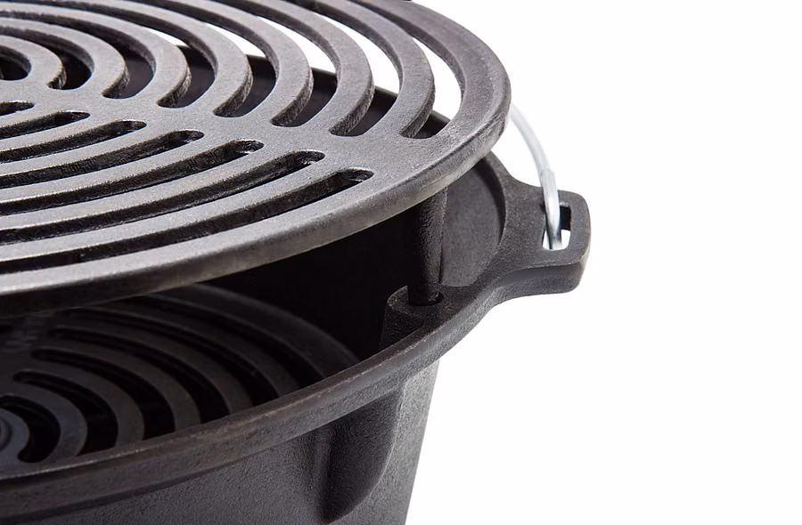 Petromax Feuergrill tg3 – Grill und Kochstelle aus massivem Gusseisen