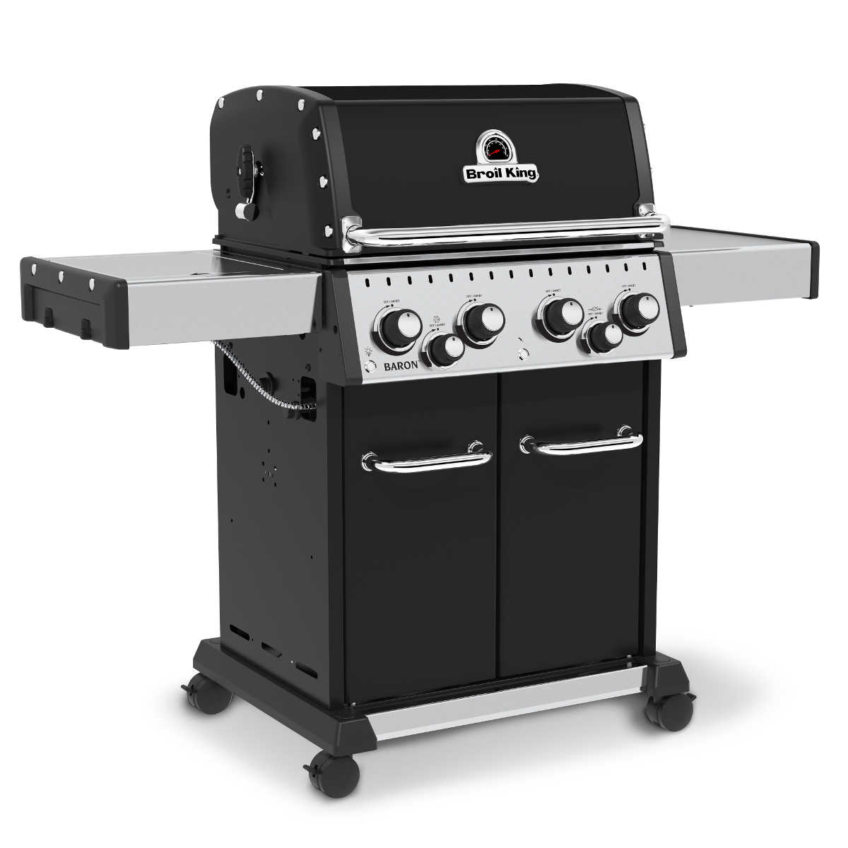 Broil King Baron 490 inkl. Drehspieß inkl. Edelstahl-Gussroste