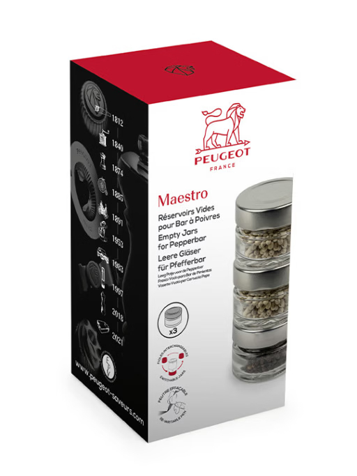 MAESTRO Set aus drei Vorratsgläsern
