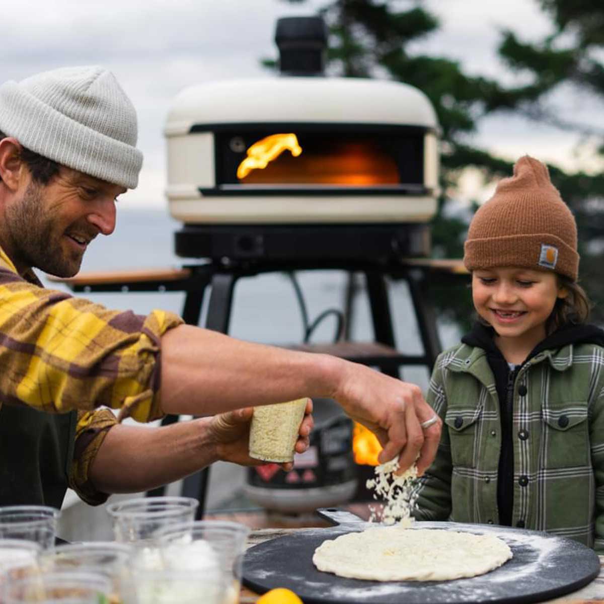 Gozney Dome S1 Gas Pizzaofen, cremeweiß