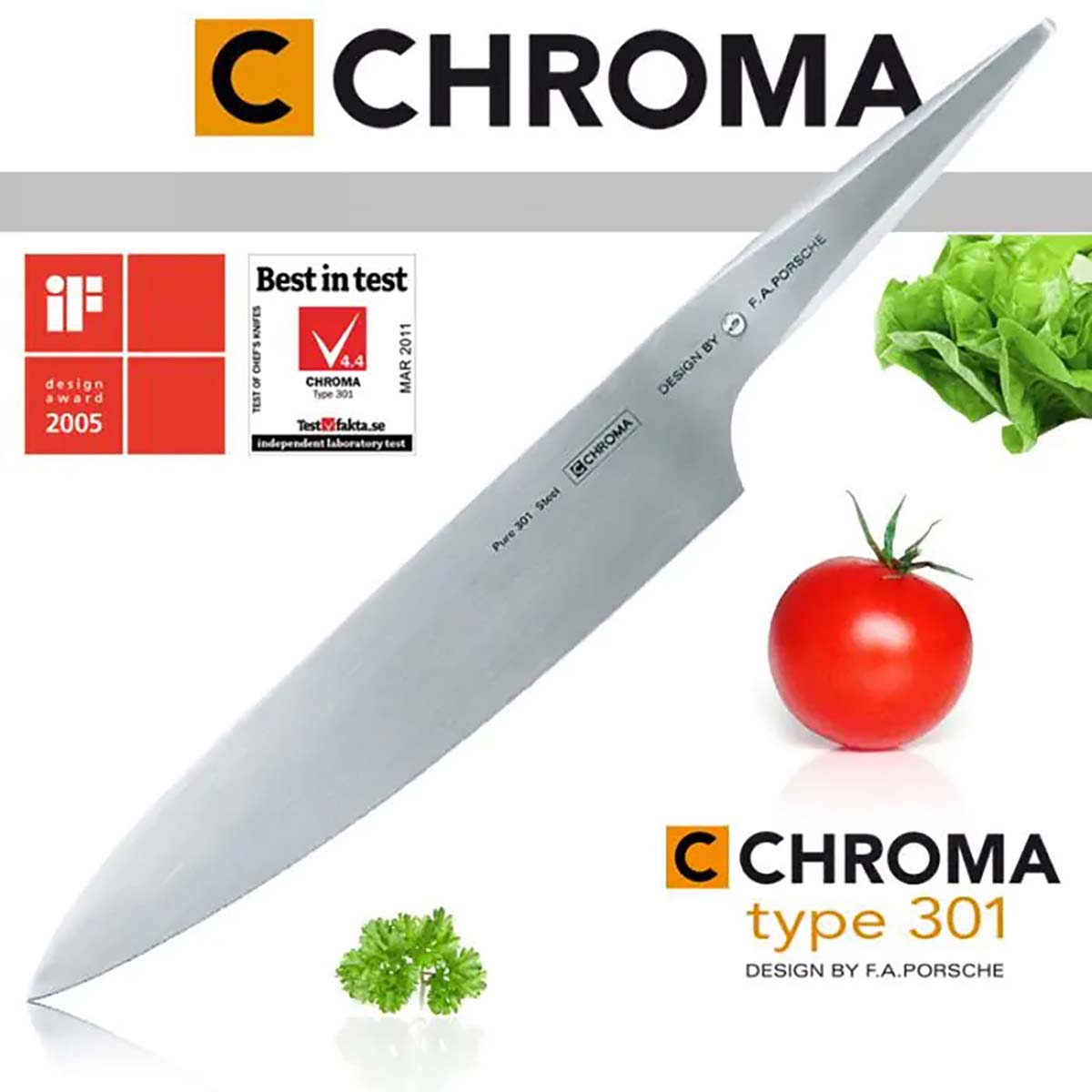 F. A. Porsche | Chroma Kochmesser | 24 cm