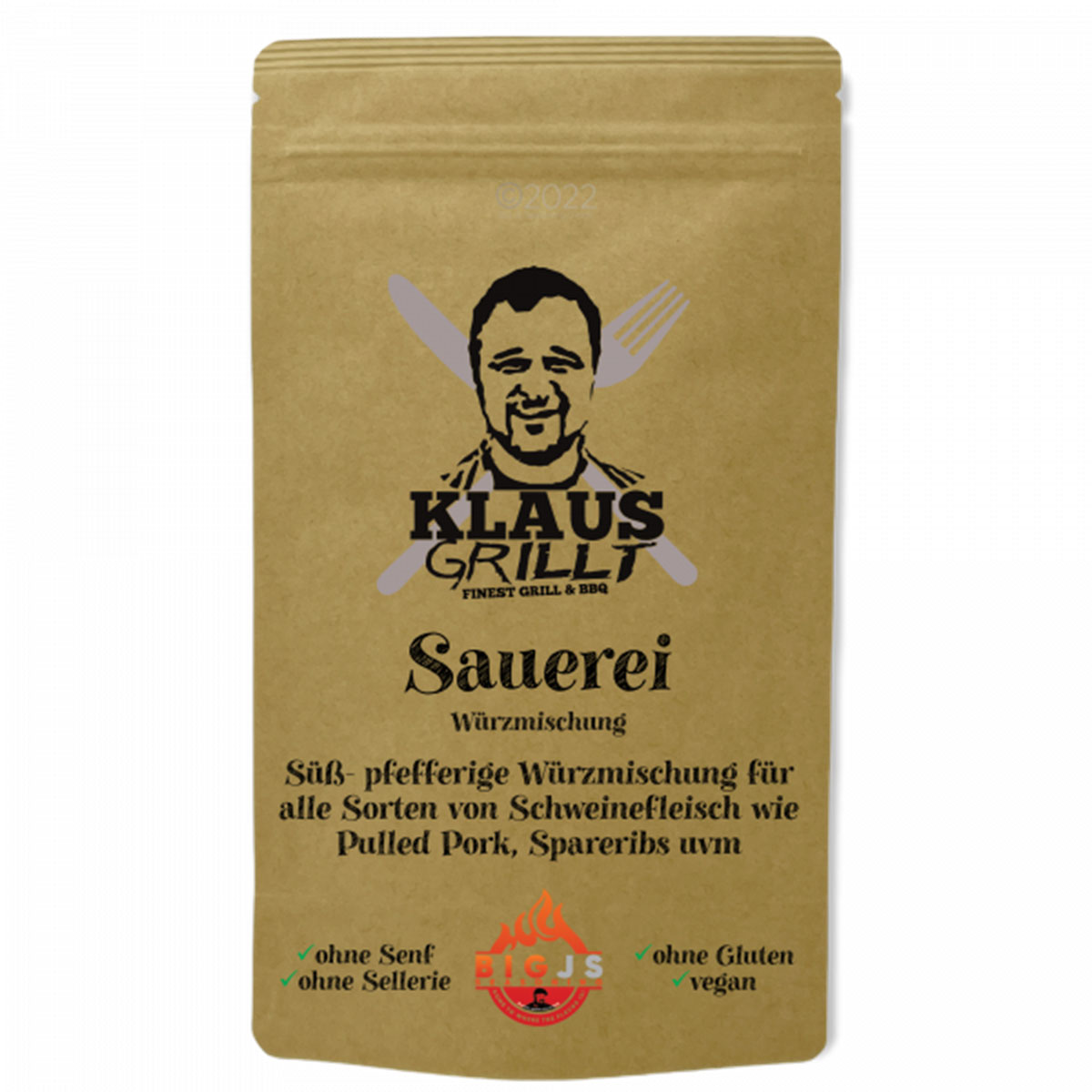 Klaus Grillt Sauerei Rub 250 g Beutel