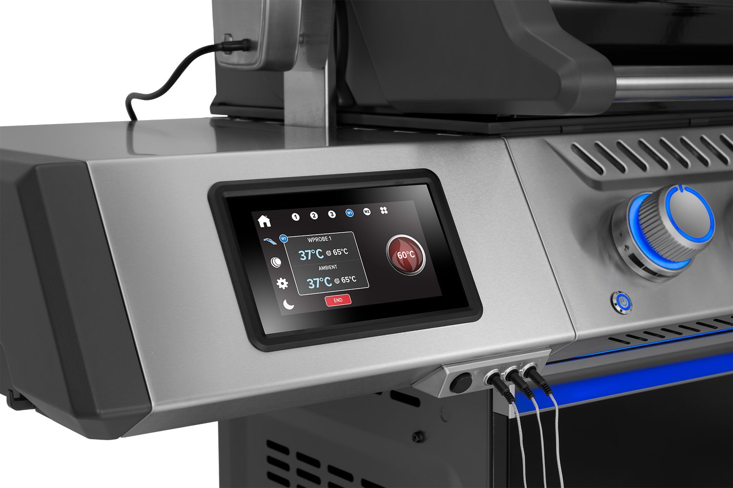 Napoleon Gasgrill Prestige Pro 500 | Connected | Schwarz | inkl. Drehspieß