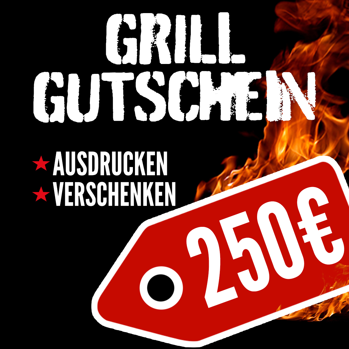 Geschenkgutschein Grillshop im Wert von 250,00 Euro (PDF)