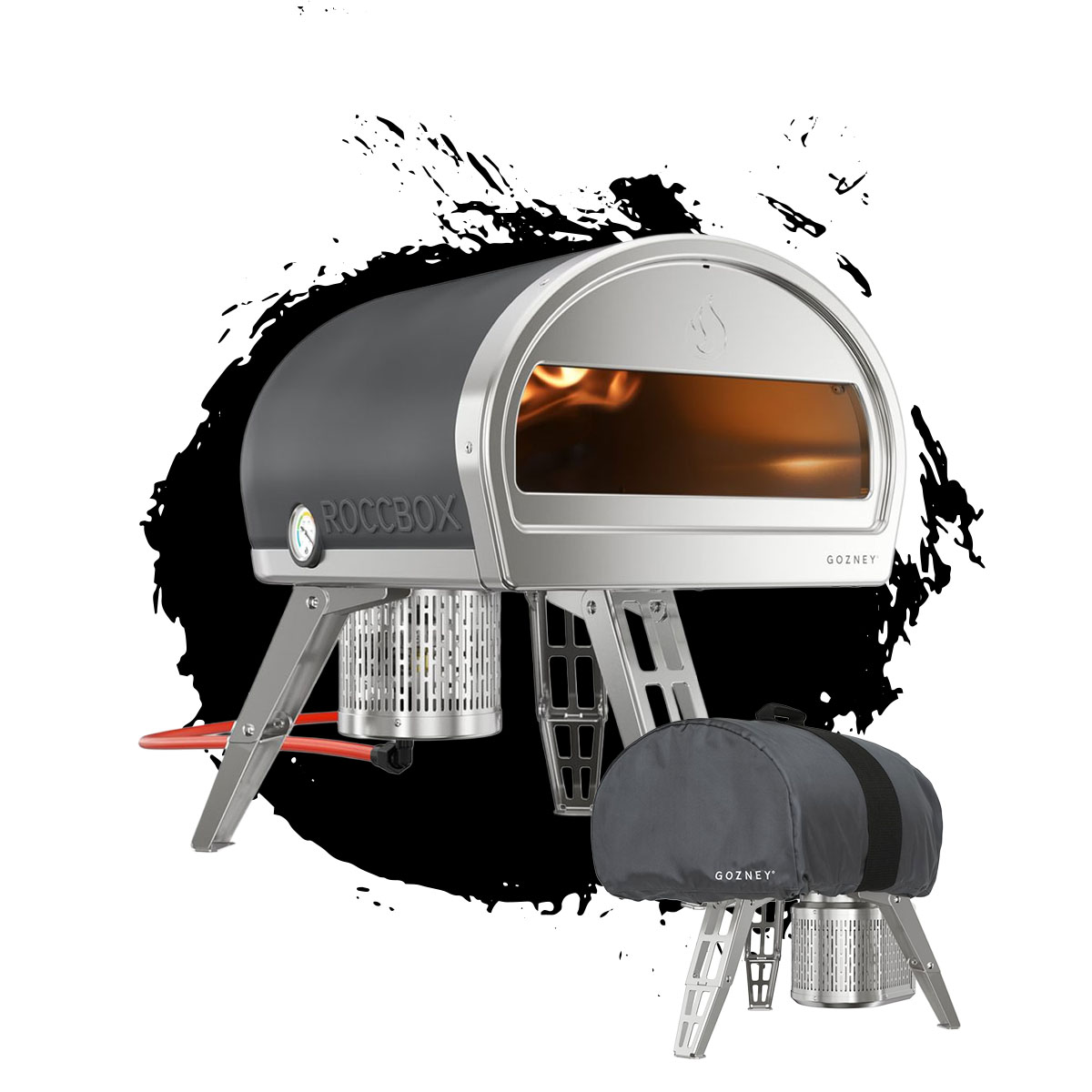 SANTOS SPECIAL | Gozney Pizzaofen Roccbox Grau inkl. Abdeckhaube