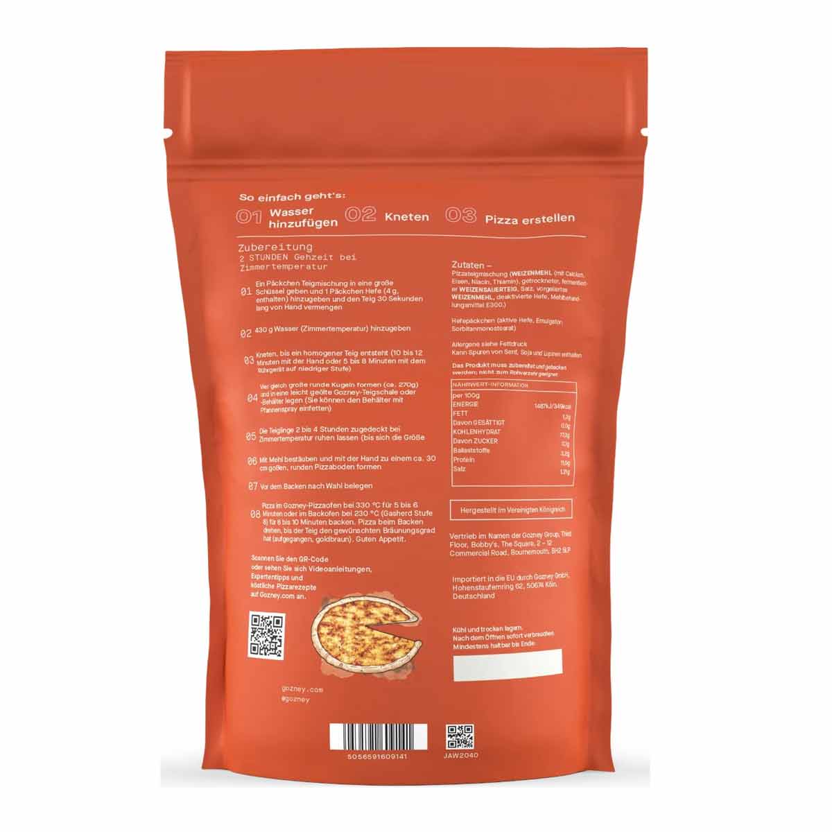 Gozney Pizzateig-Mischung Classic