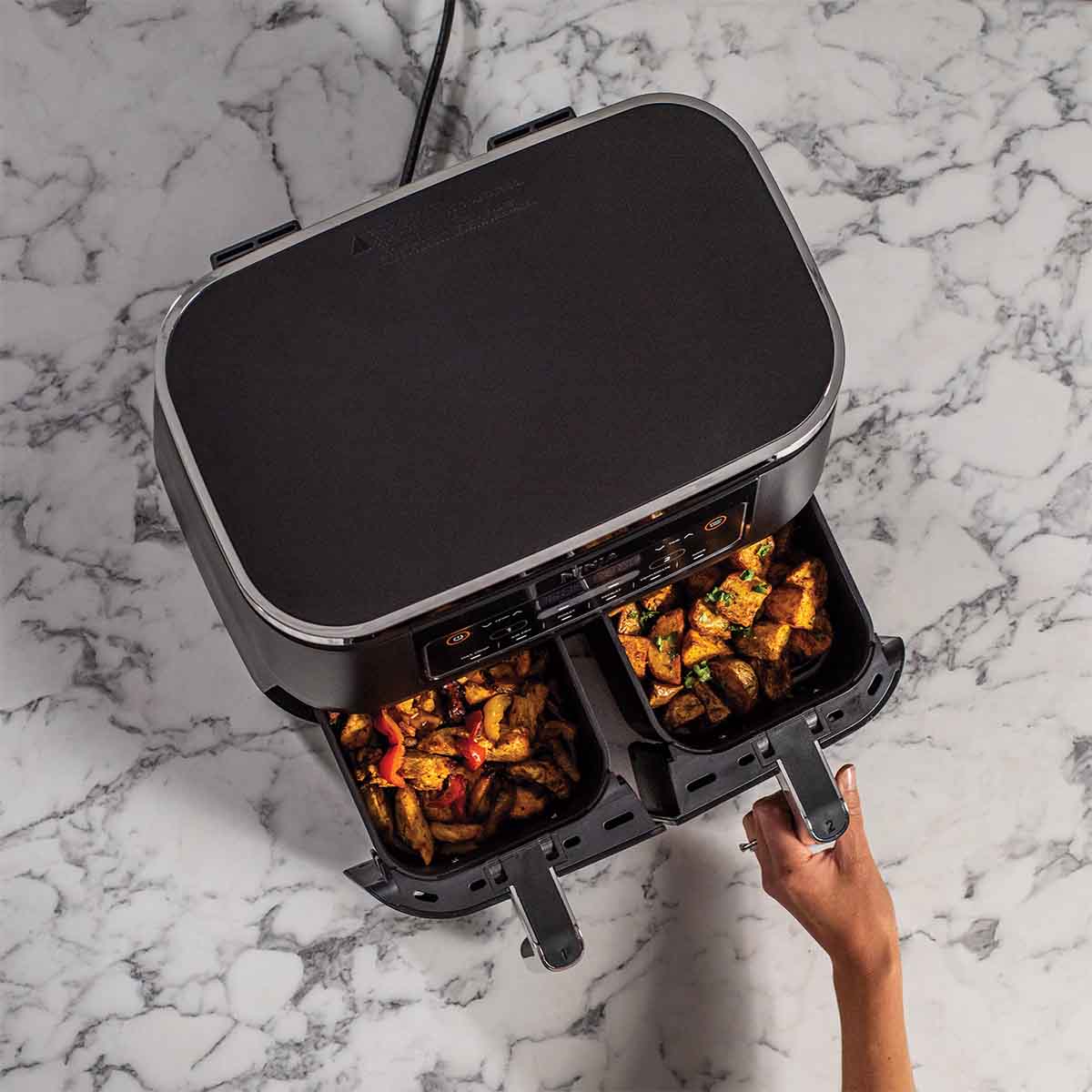 Ninja Foodi Dual Zone Heißluftfritteuse 7,6 Liter