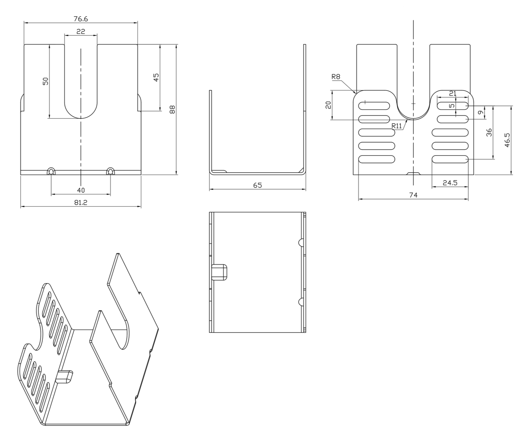 Drehspieß Motorhalterung für Broil King  Drehspieß Motorhalterung für Broil King