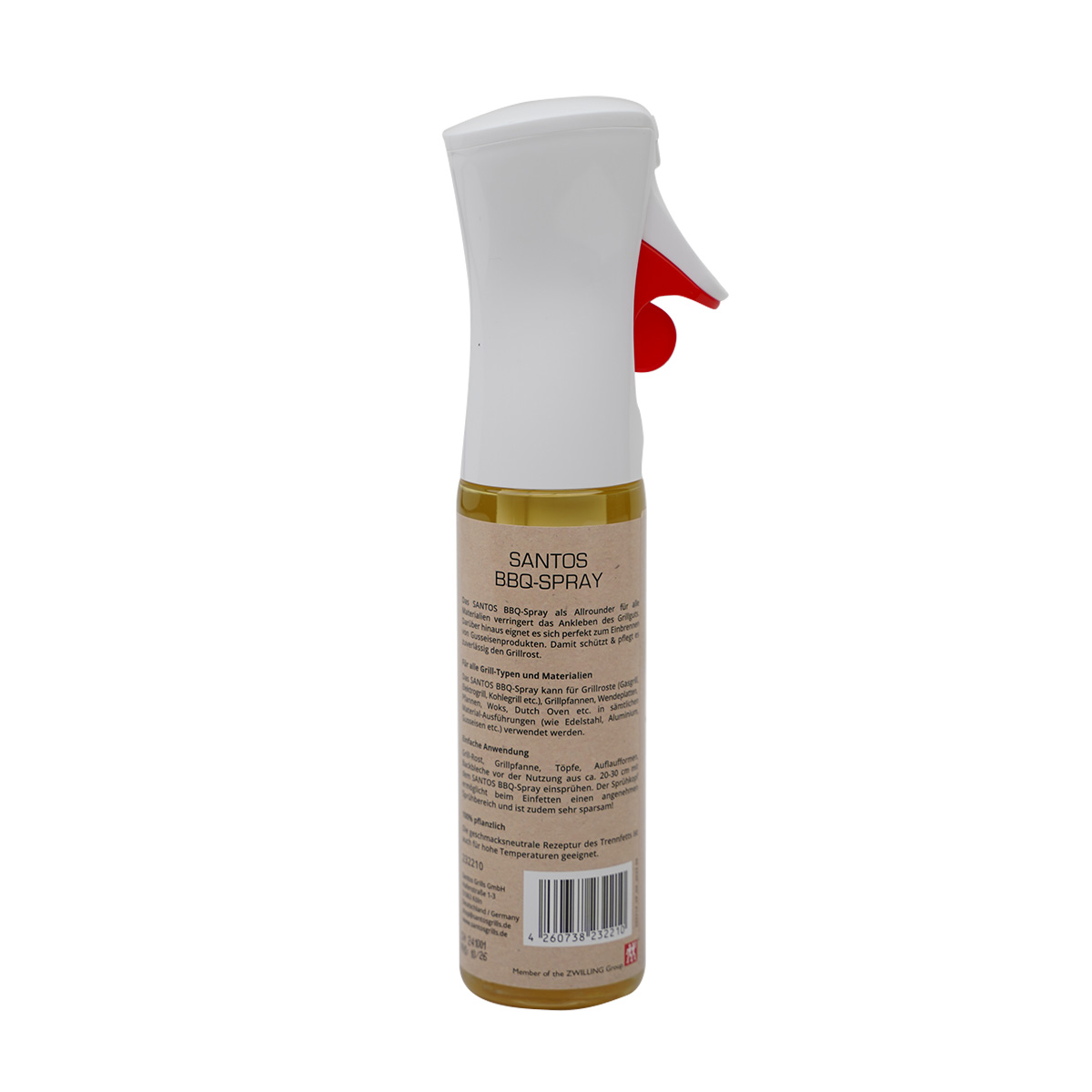 SANTOS Antihaft BBQ Grillspray 280 ml